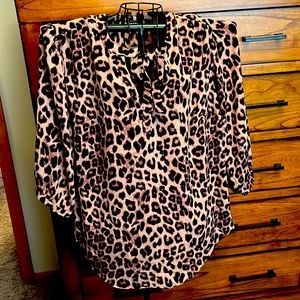 NWT Torrid Leopard Blouse 2X